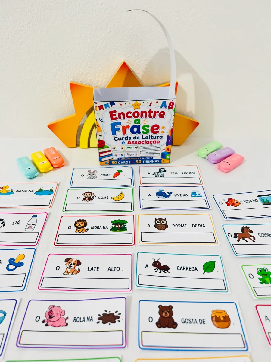 Atividade Encontre a Frase -Ensino Fundamental — amostra 2: Encontre a Frase