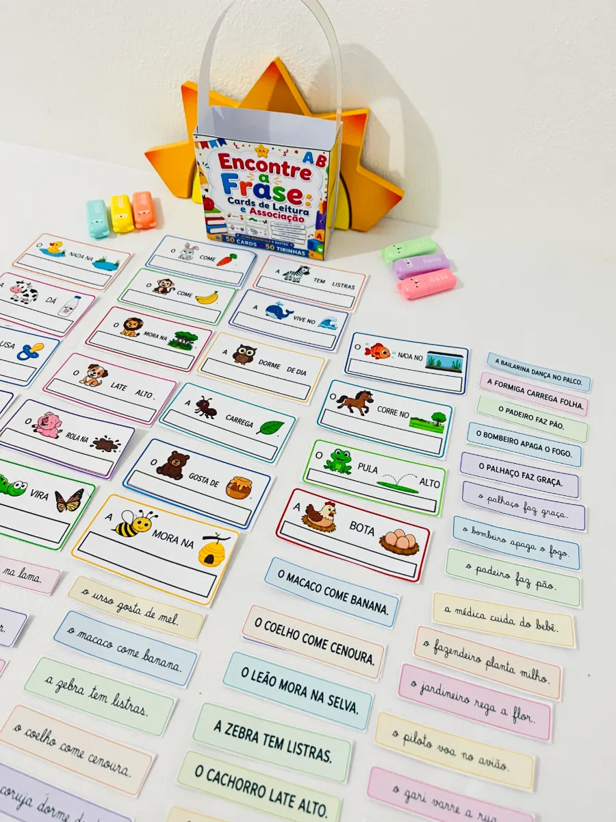 Atividade Encontre a Frase -Ensino Fundamental — amostra 5: Encontre a Frase