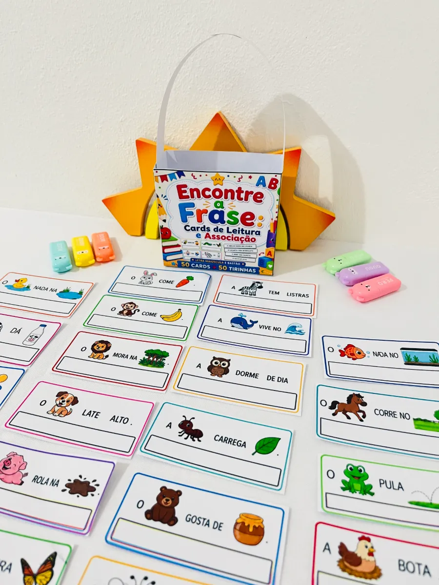 Atividade Encontre a Frase -Ensino Fundamental — amostra 6: Encontre a Frase