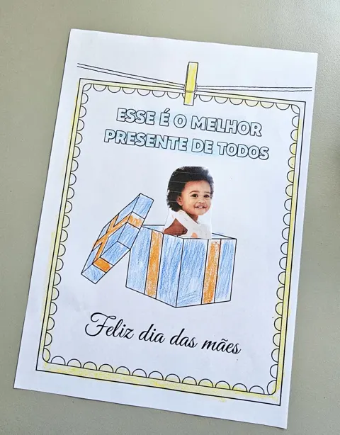 Atividade esse é o me melhor presente — capa do material