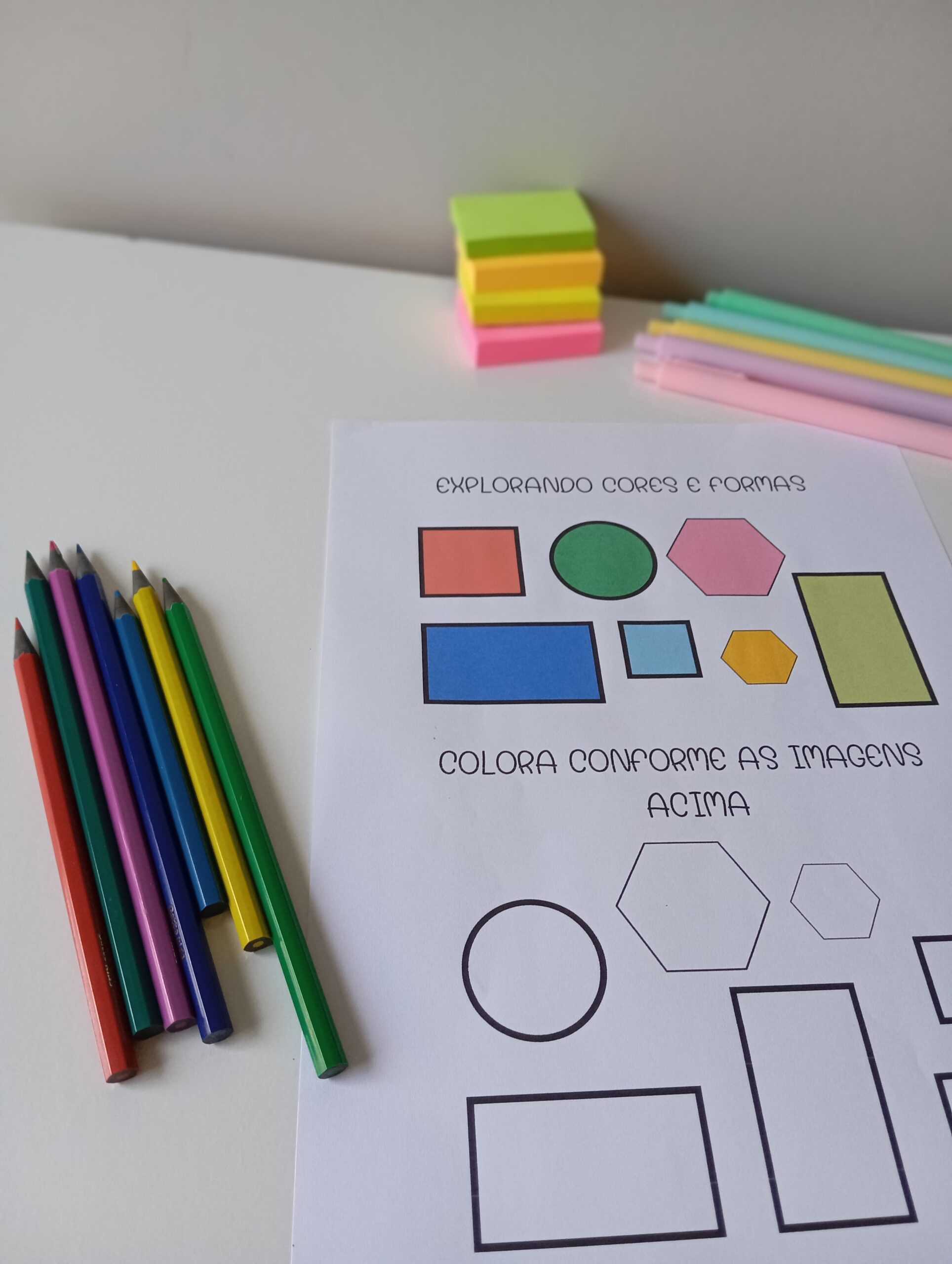 Atividade: explorando cores e formas – PDF para Imprimir | Educação Infantil e Anos Iniciais — amostra 1: O que vem no… Atividade: explorando cores e formas – PDF para Imprimir | Educação Infantil e Anos Iniciais — amostra 1: O que vem no…