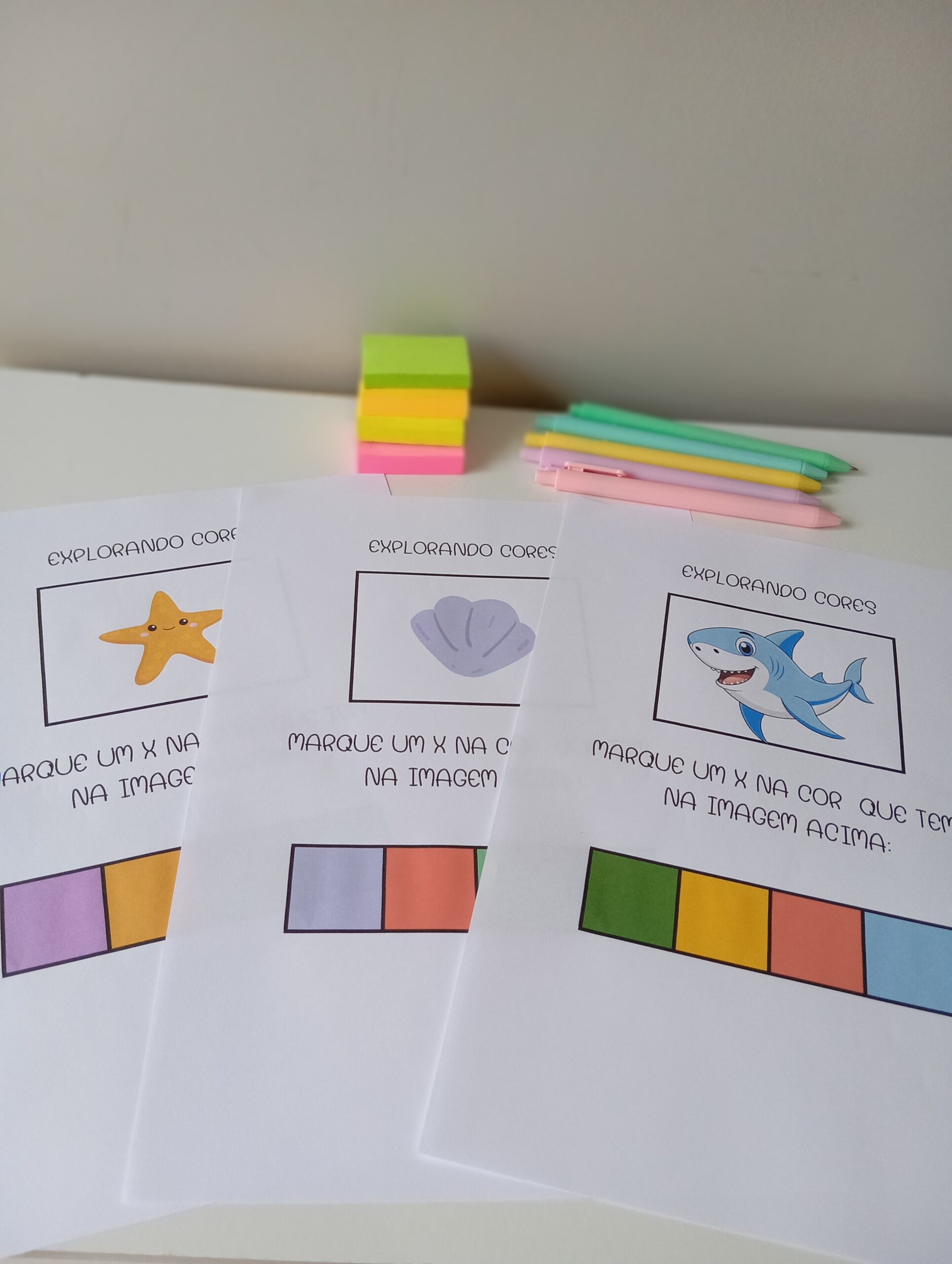 Atividade: explorando cores – PDF para Imprimir — amostra 1: O que vem no material Atividade: explorando cores – PDF para Imprimir — amostra 1: O que vem no material