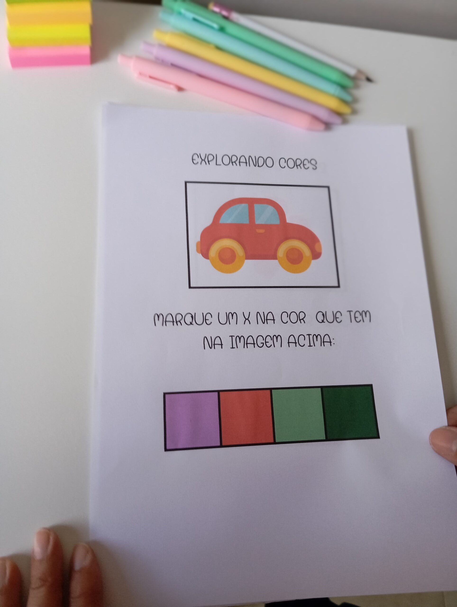 Atividade: explorando cores – PDF para Imprimir — amostra 3: Formato e entrega Atividade: explorando cores – PDF para Imprimir — amostra 3: Formato e entrega