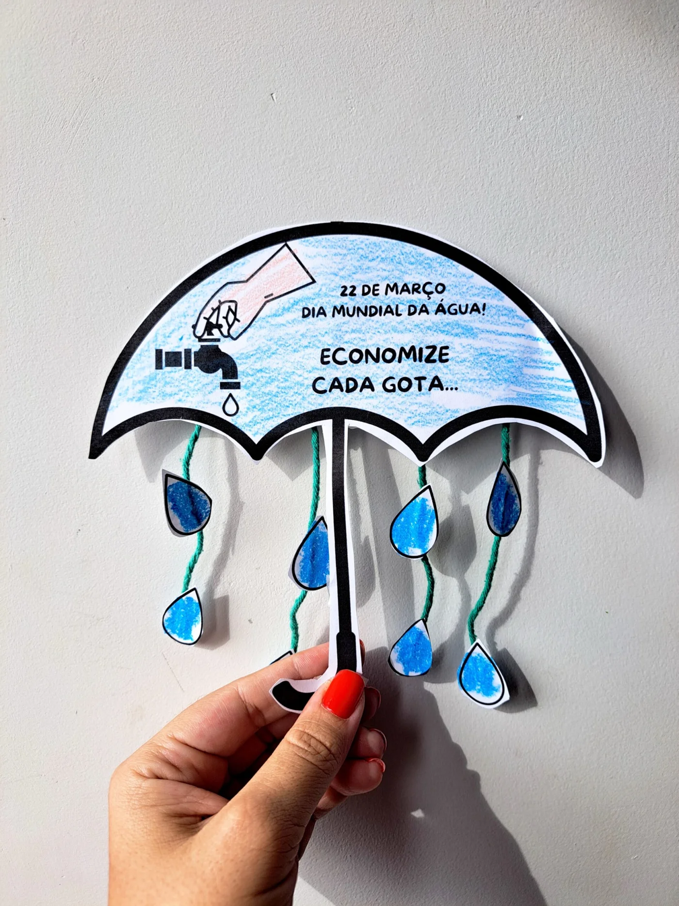 Atividade guarda-chuva dia mundial da água — amostra 3: 💧 Atividade – Dia Mundial da Água ☂️ Recurso pedagógico para…
