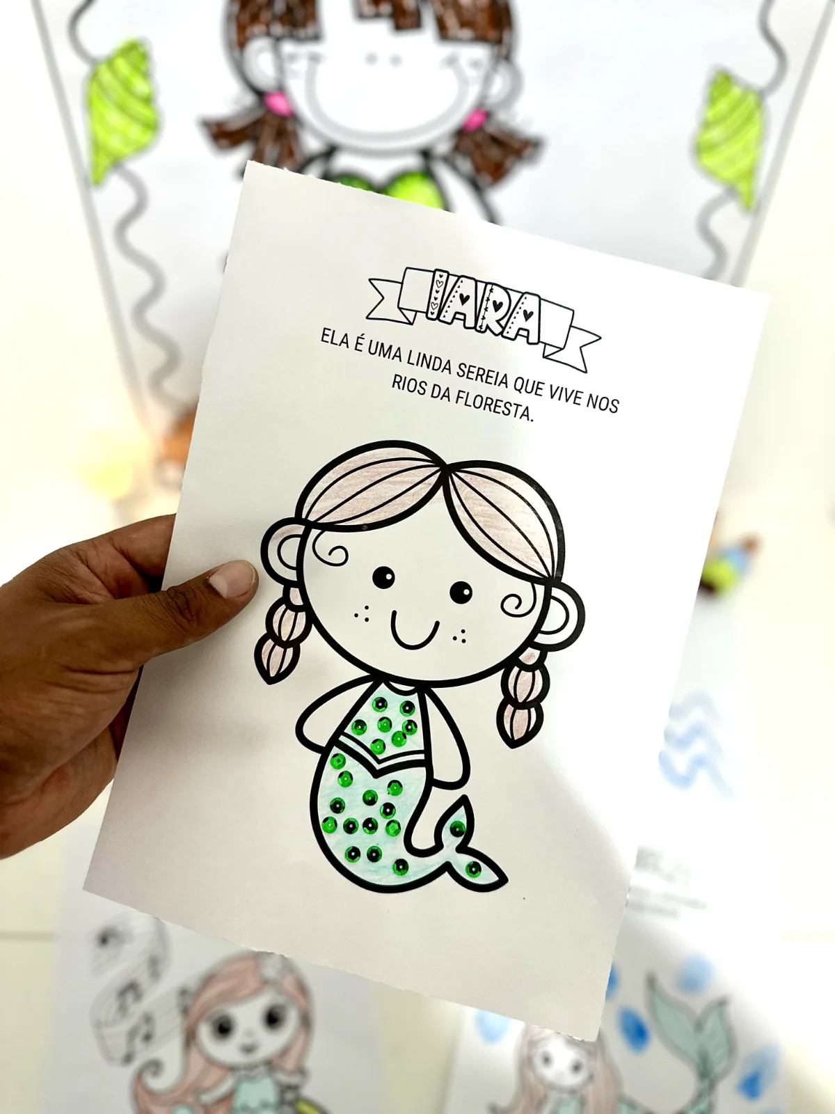 Atividade Iara - Folclore – PDF para Imprimir — amostra 1: O que vem no material