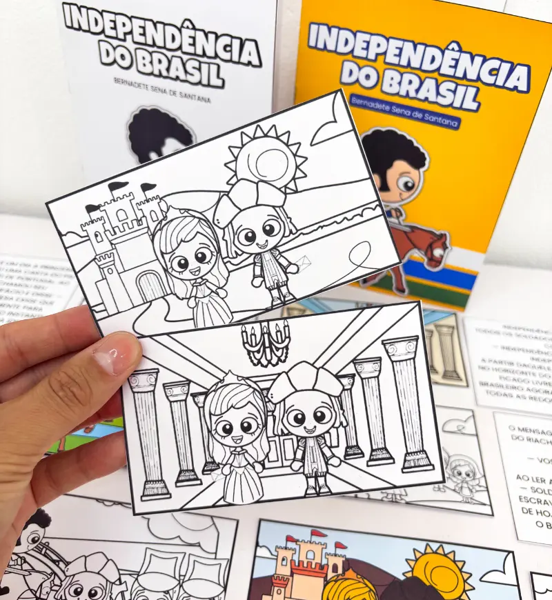 Atividade Independência do Brasil: livrinho para alfabetização — amostra 4: Para quem é indicado