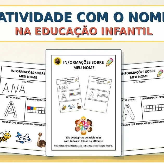 Atividade Informações Sobre Meu Nome PDF — amostra 3: Por que trabalhar o nome em sequência