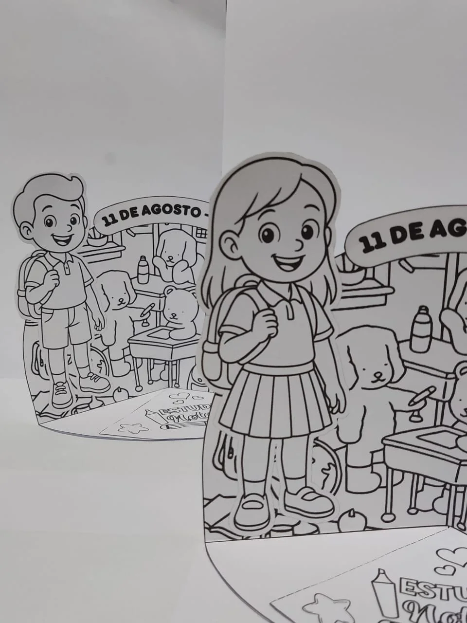 ATIVIDADE INTERATIVA – CENÁRIO 3D DIA DO ESTUDANTE — amostra 6: Uma lembrancinha criativa e divertida para celebrar o Dia…