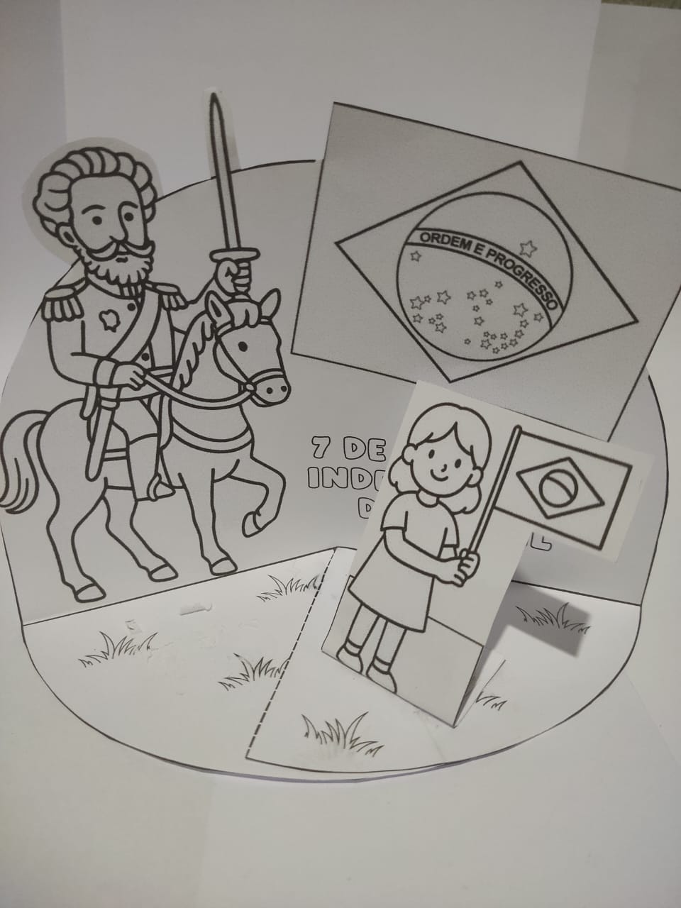 Atividade interativa cenário 3d independência do brasil – Material Pedagógico — amostra 1: O que vem no material