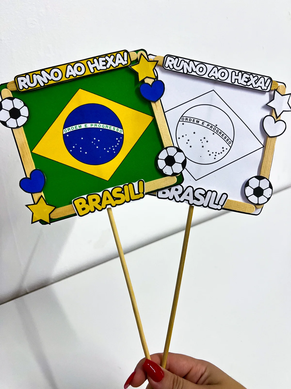 Atividade Interativa Copa do Mundo 2026 com Palitos | Moldura Temática para — capa do material