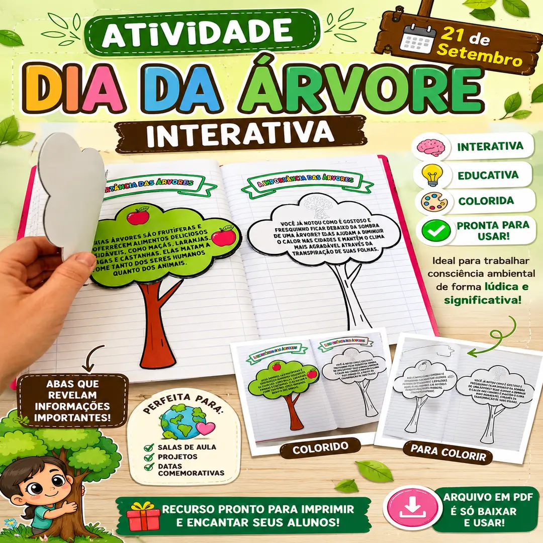 Atividade Interativa – Dia da Árvore — capa do material