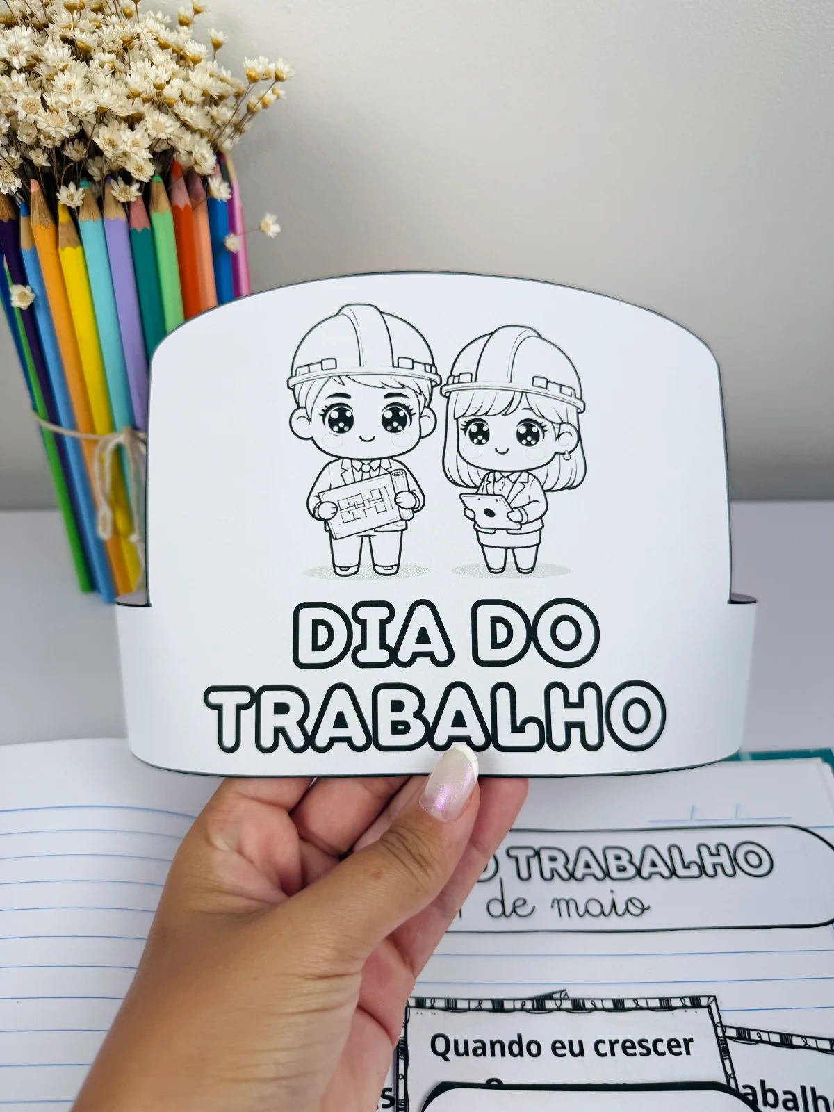 ATIVIDADE INTERATIVA – DIA DO TRABALHO — amostra 3: Um material super criativo e envolvente para trabalhar o Dia do…