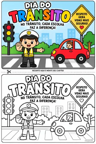 ATIVIDADE INTERATIVA – DIA DO TRÂNSITO | IRISANDO — amostra 2: Esta atividade foi preparada para trabalhar educação para o…