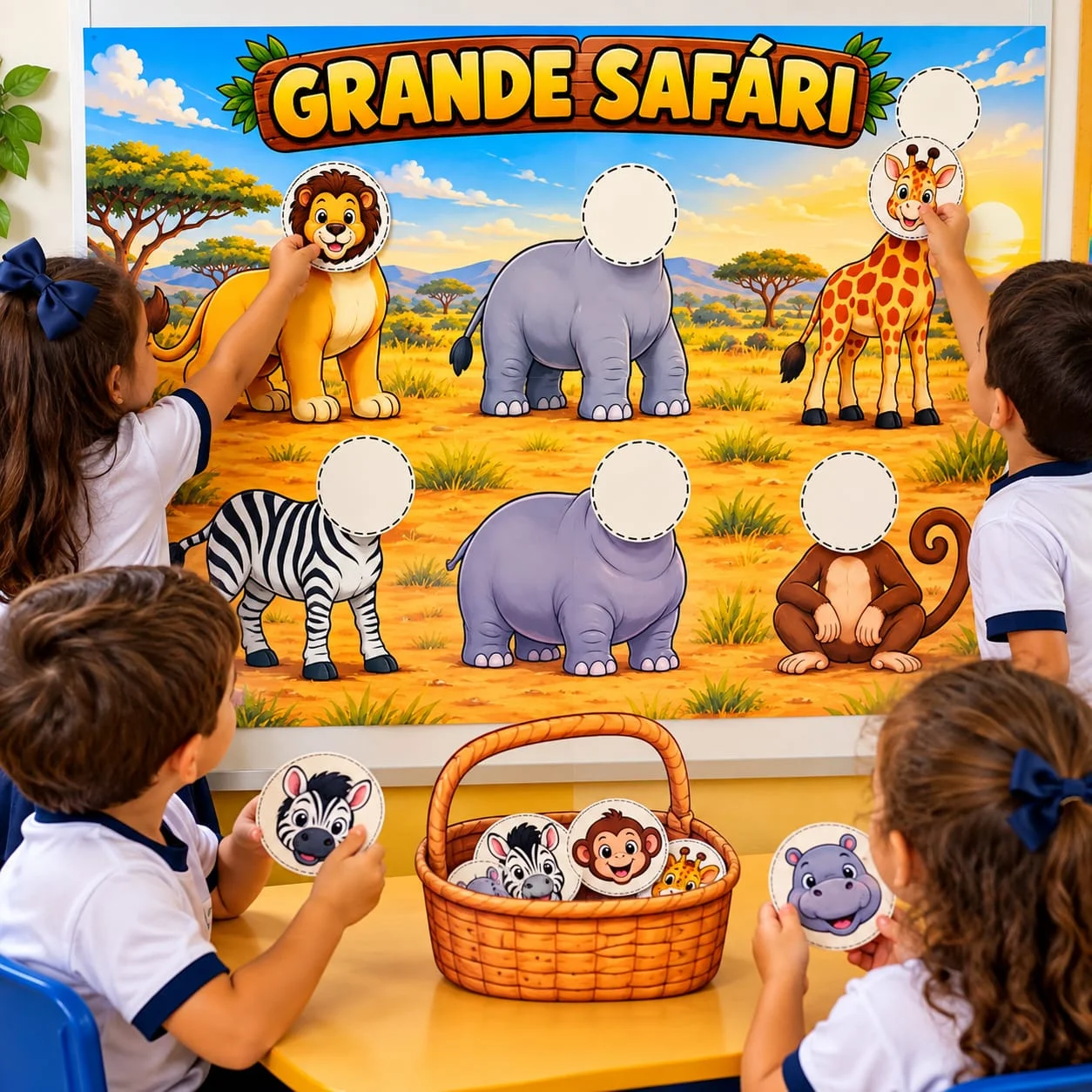 Atividade Interativa Grande Safári – Atividade Interativa com Animais — Ciências para Educação Infantil: Grande Safári com…