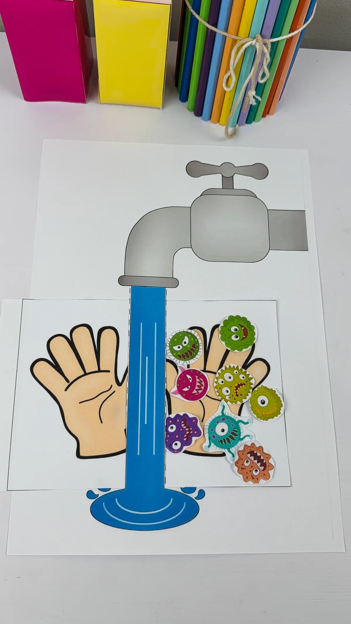 Atividade Interativa Higiene das Mãos | Lavar as Mãos Educação Infantil PDF — amostra 3: Indicado para: