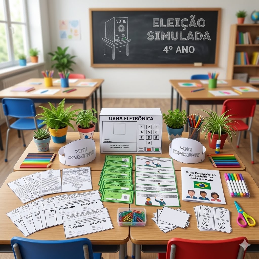 Atividade interativa - kit eleições – Material Pedagógico — capa do material