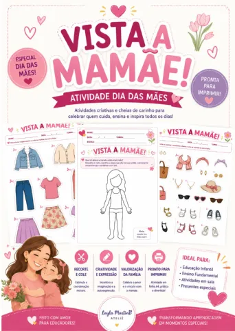 Atividade Interativa para o Dia das Mães: Vista a Mamãe! — amostra 1: Vista a Mamãe! – Atividade Interativa para o Dia das…
