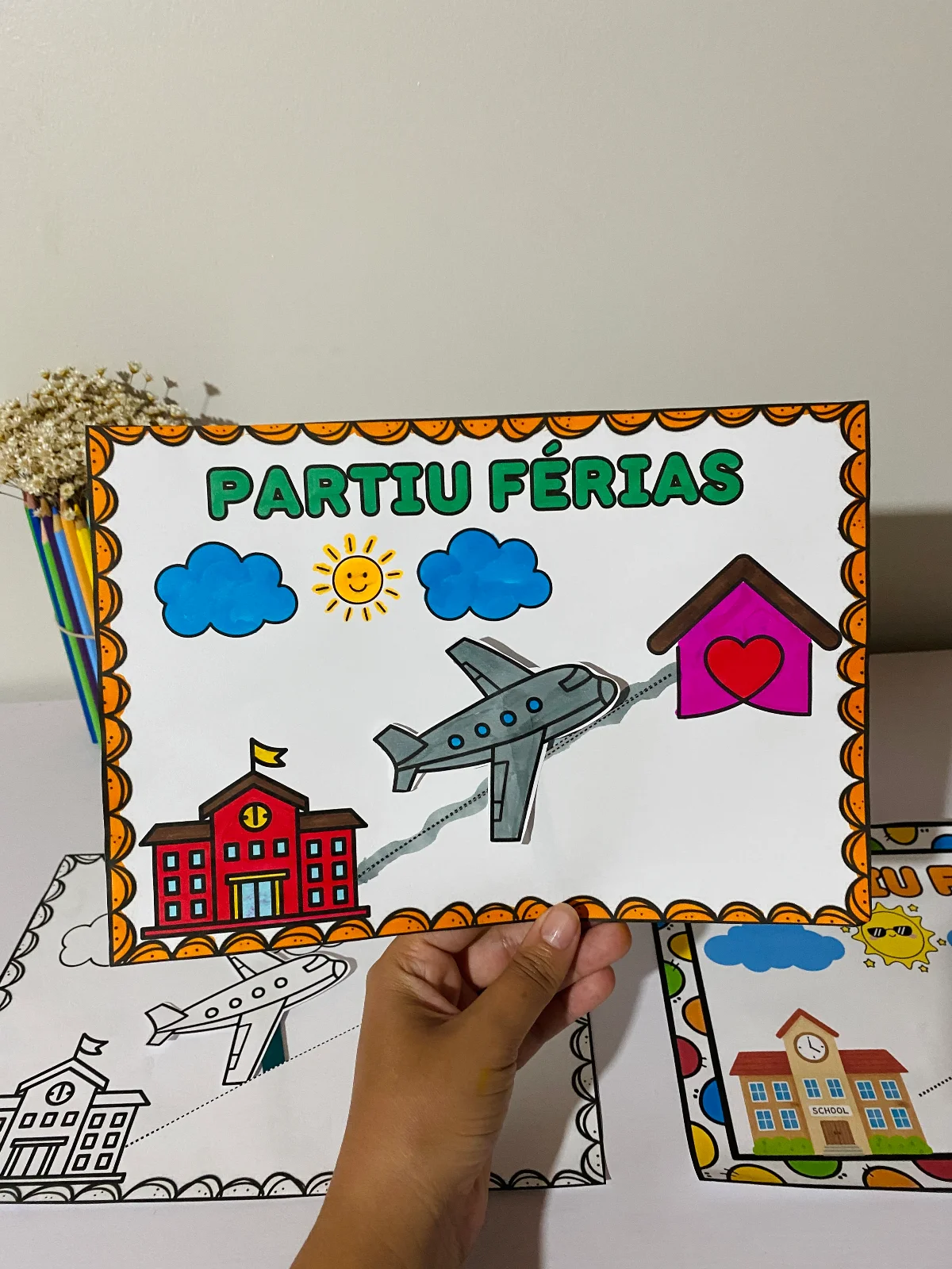 Atividade Interativa – Partiu Férias — amostra 1: Atividade interativa, divertida e pronta para imprimir, ideal para…