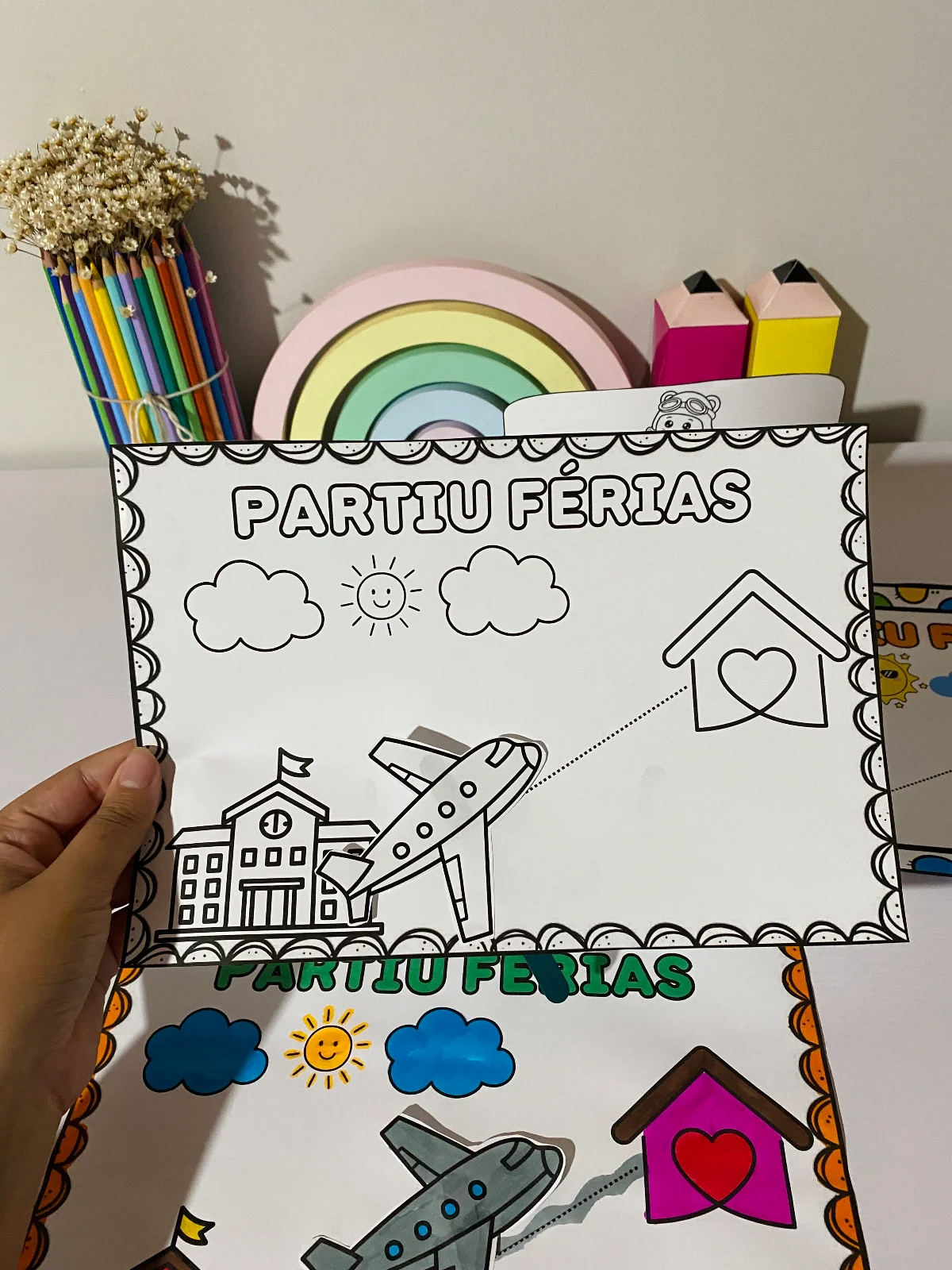 Atividade Interativa – Partiu Férias — amostra 2: Atividade interativa, divertida e pronta para imprimir, ideal para…