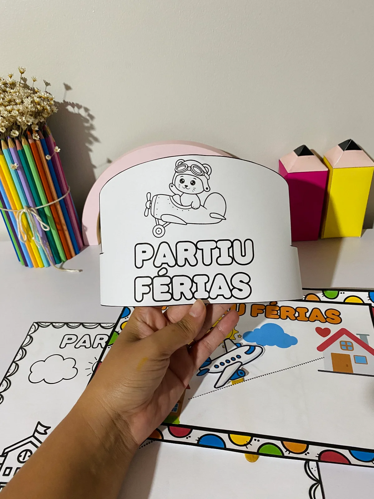 Atividade Interativa – Partiu Férias — amostra 4: Atividade interativa, divertida e pronta para imprimir, ideal para…