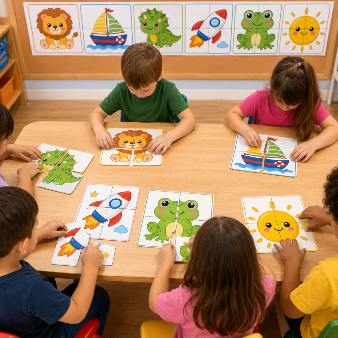 Atividade interativa - quebra cabeça infantil – PDF para Imprimir | Educação Infantil — Atividades para Educação Infantil:…