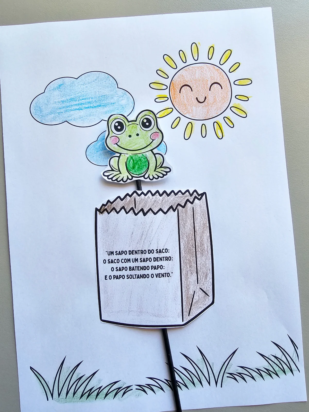 Atividade Interativa Trava-Língua "O Sapo no Saco" – PDF para Colorir — amostra 2: Estimule a consciência fonológica, a…