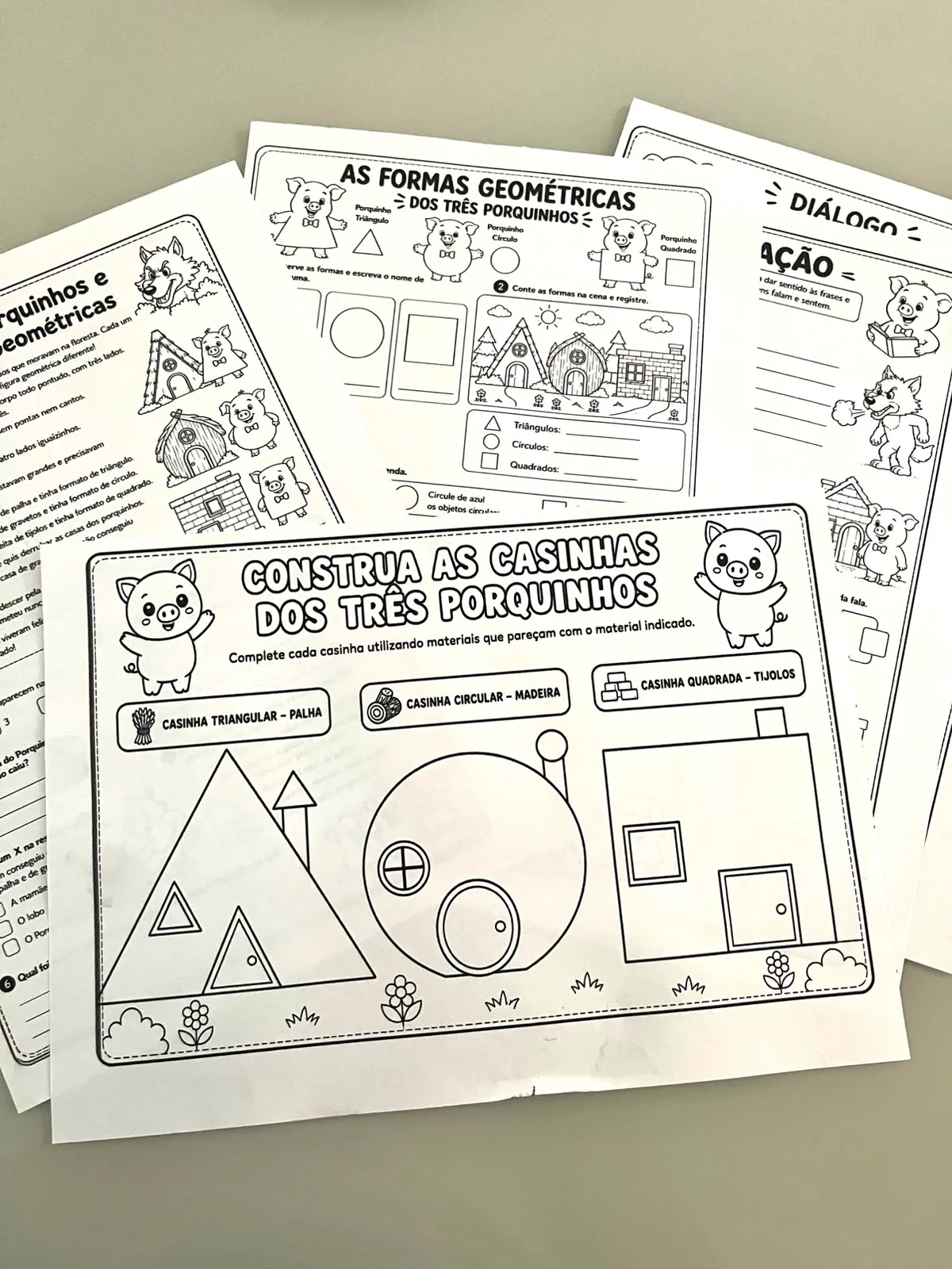 ATIVIDADE LÚDICA DE ALFABETIZAÇÃO ATIVIDADE 3 PORQUINHOS — amostra 3: 📚✏️Planejamento pronto, aulas mais leves e alunos… ATIVIDADE LÚDICA DE ALFABETIZAÇÃO ATIVIDADE 3 PORQUINHOS — amostra 3: 📚✏️Planejamento pronto, aulas mais leves e alunos…