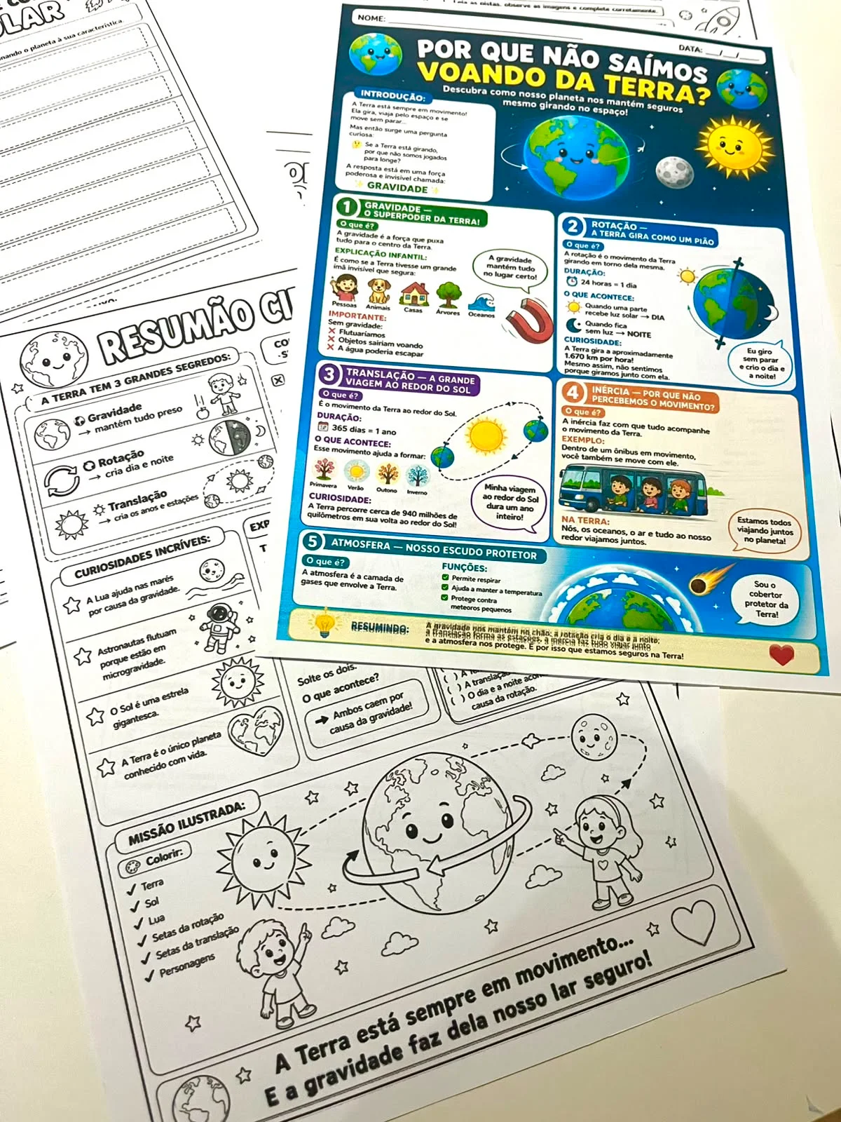 ATIVIDADE LÚDICA DE CIÊNCIAS - KIT SISTEMA SOLAR — amostra 5: KIT SISTEMA SOLAR 15,90 🚀 SEUS ALUNOS VÃO AMAR APRENDER…