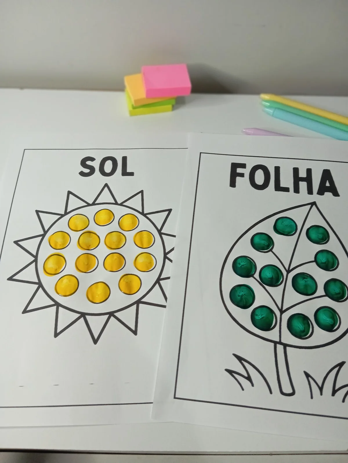 Atividade Lúdica Meio Ambiente Infantil — amostra 2: Atividade criativa que estimula a coordenação motora e a percepção…