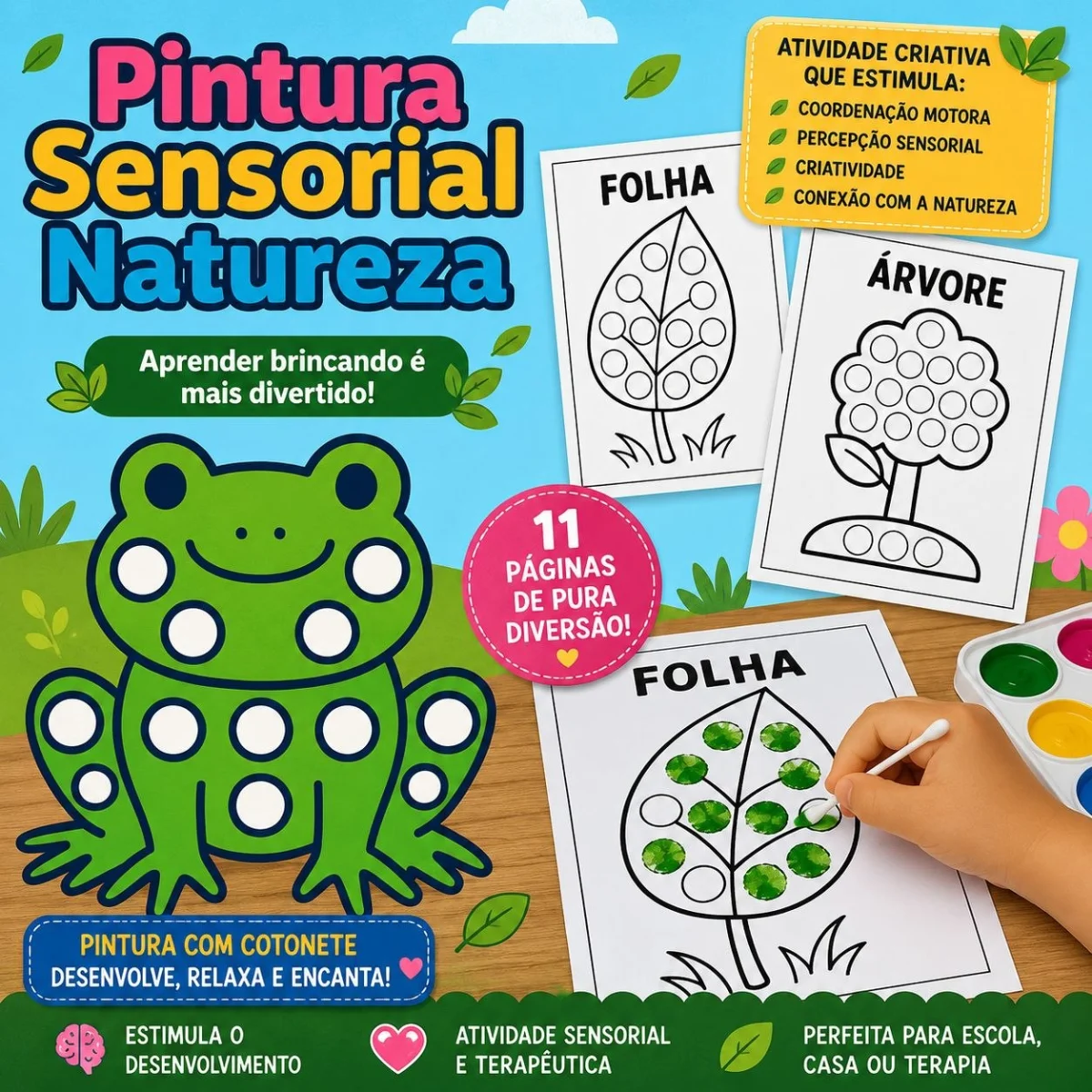 Atividade Lúdica Meio Ambiente Infantil — capa do material
