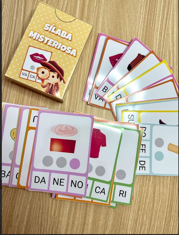 ATIVIDADE LÚDICA SÍLABA MISTERIOSA- ENSINO FUNDAMENTAL — amostra 1: Excelente opção para ajudar crianças em fase de…