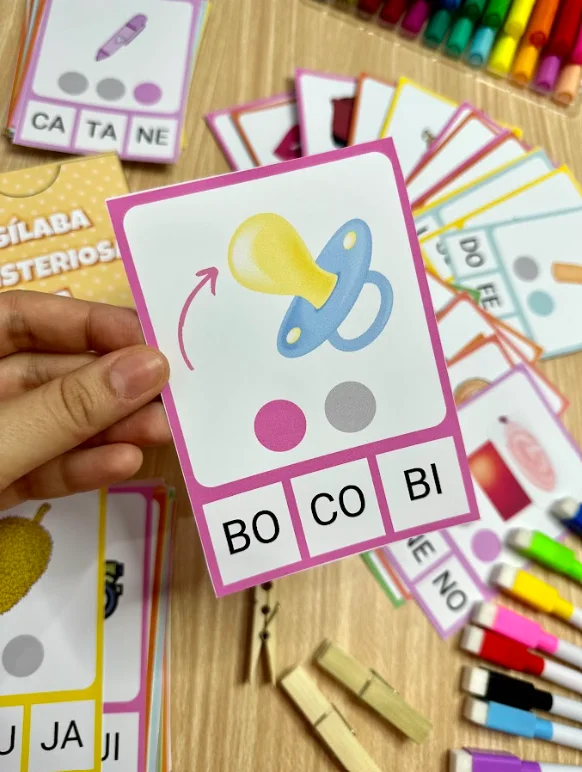 ATIVIDADE LÚDICA SÍLABA MISTERIOSA- ENSINO FUNDAMENTAL — amostra 2: Excelente opção para ajudar crianças em fase de…