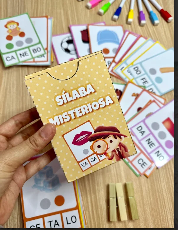 ATIVIDADE LÚDICA SÍLABA MISTERIOSA- ENSINO FUNDAMENTAL — amostra 4: Excelente opção para ajudar crianças em fase de…