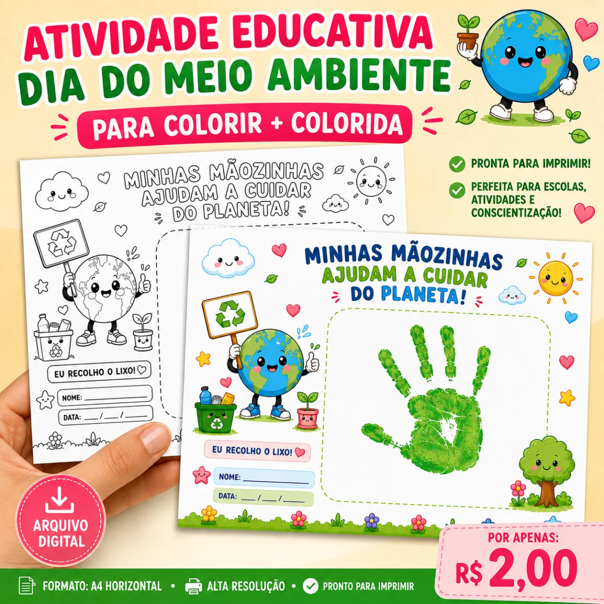 Atividade Meio Ambiente — capa do material