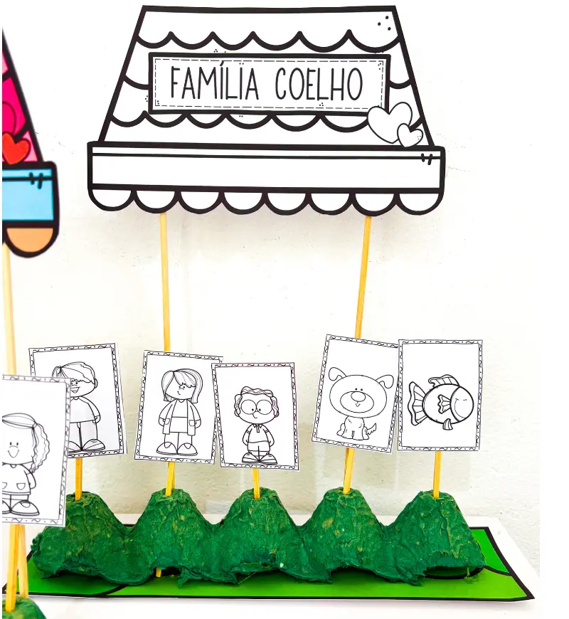 Atividade Minha Família: Casinhas em PDF para Educação Infantil — amostra 4: Para quem é indicado