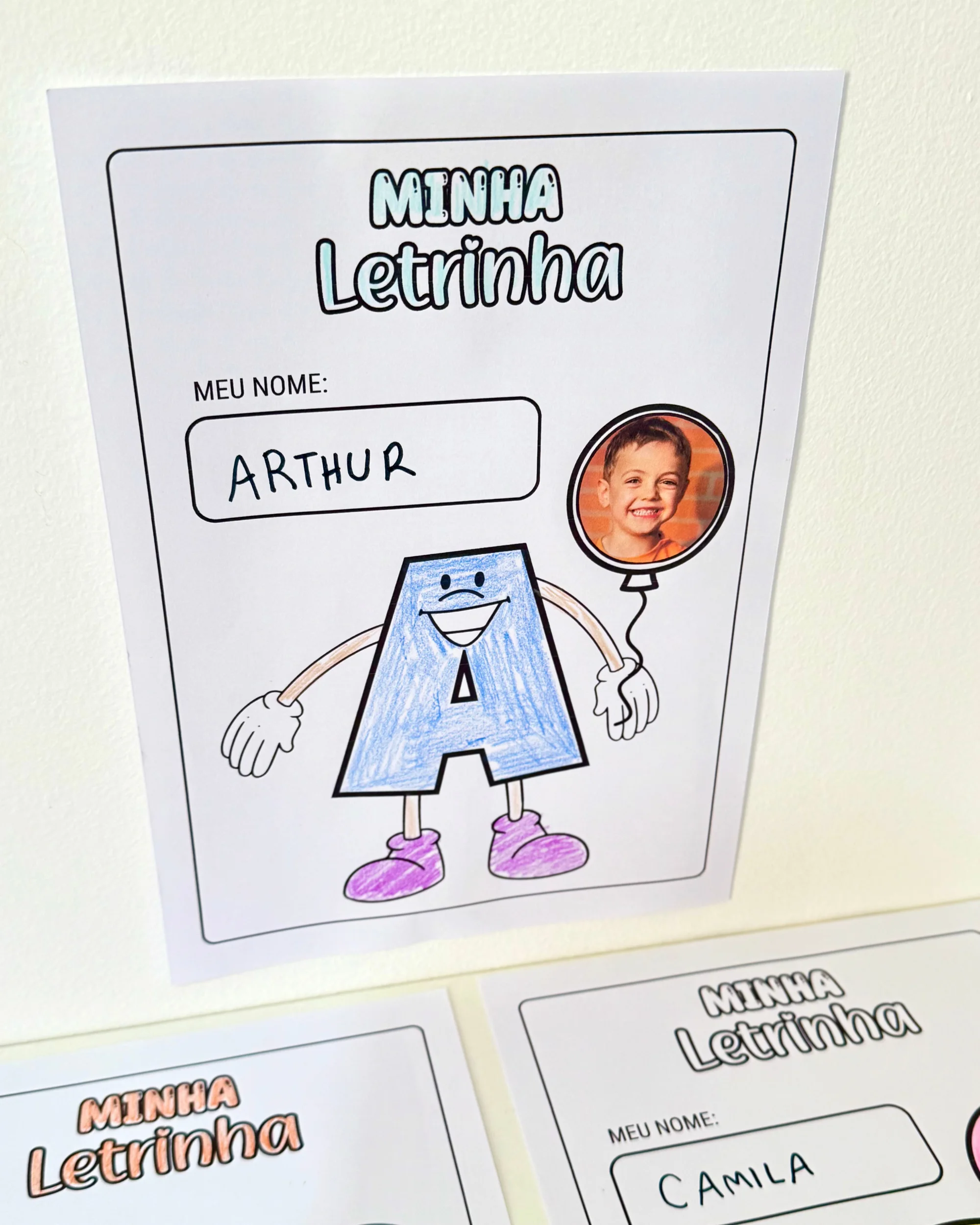 Atividade Minha Letrinha – Nome Próprio na Educação Infantil — amostra 2: Sobre o Atividade Minha Letrinha – Nome Próprio…
