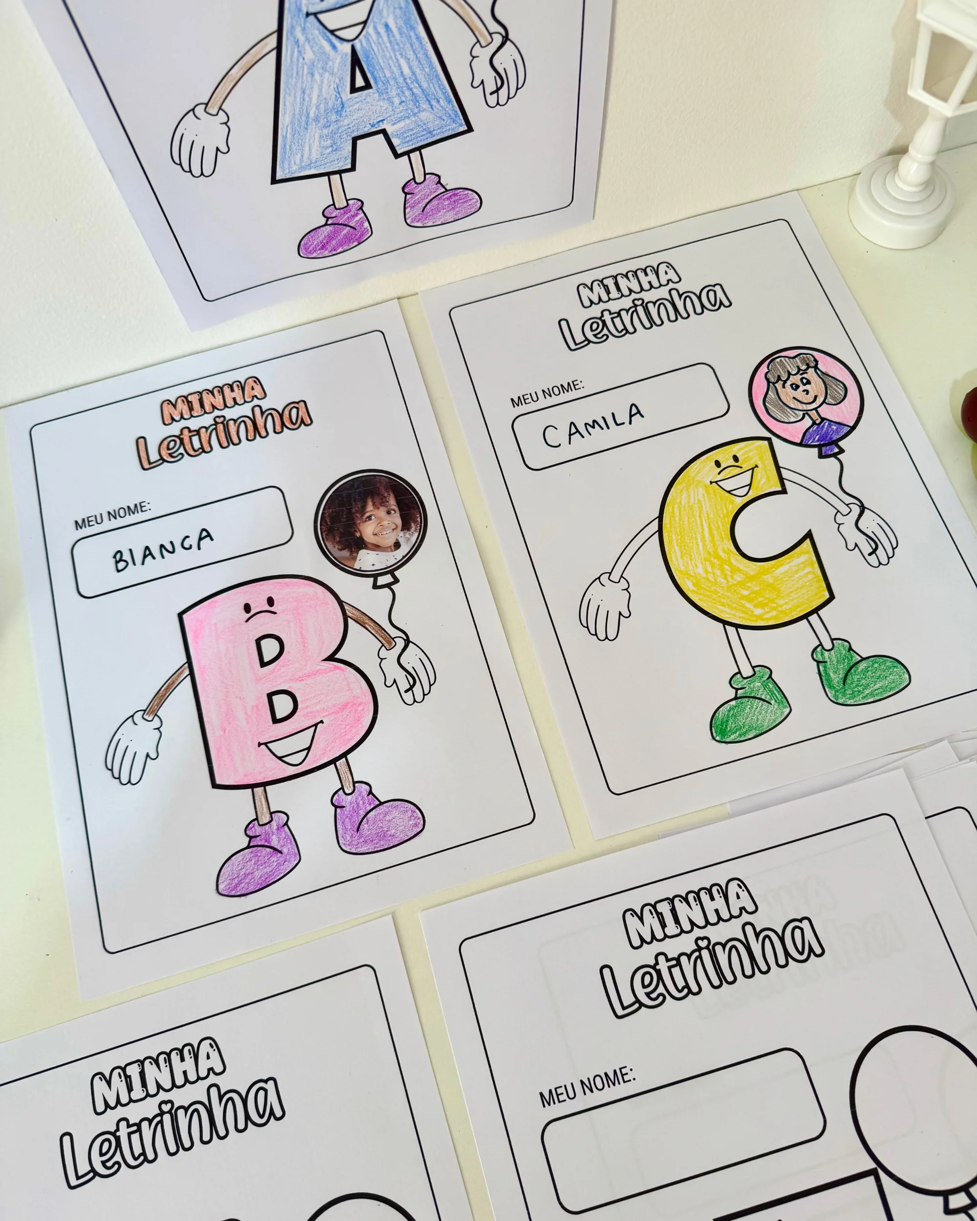 Atividade Minha Letrinha – Nome Próprio na Educação Infantil — amostra 4: Formato e entrega