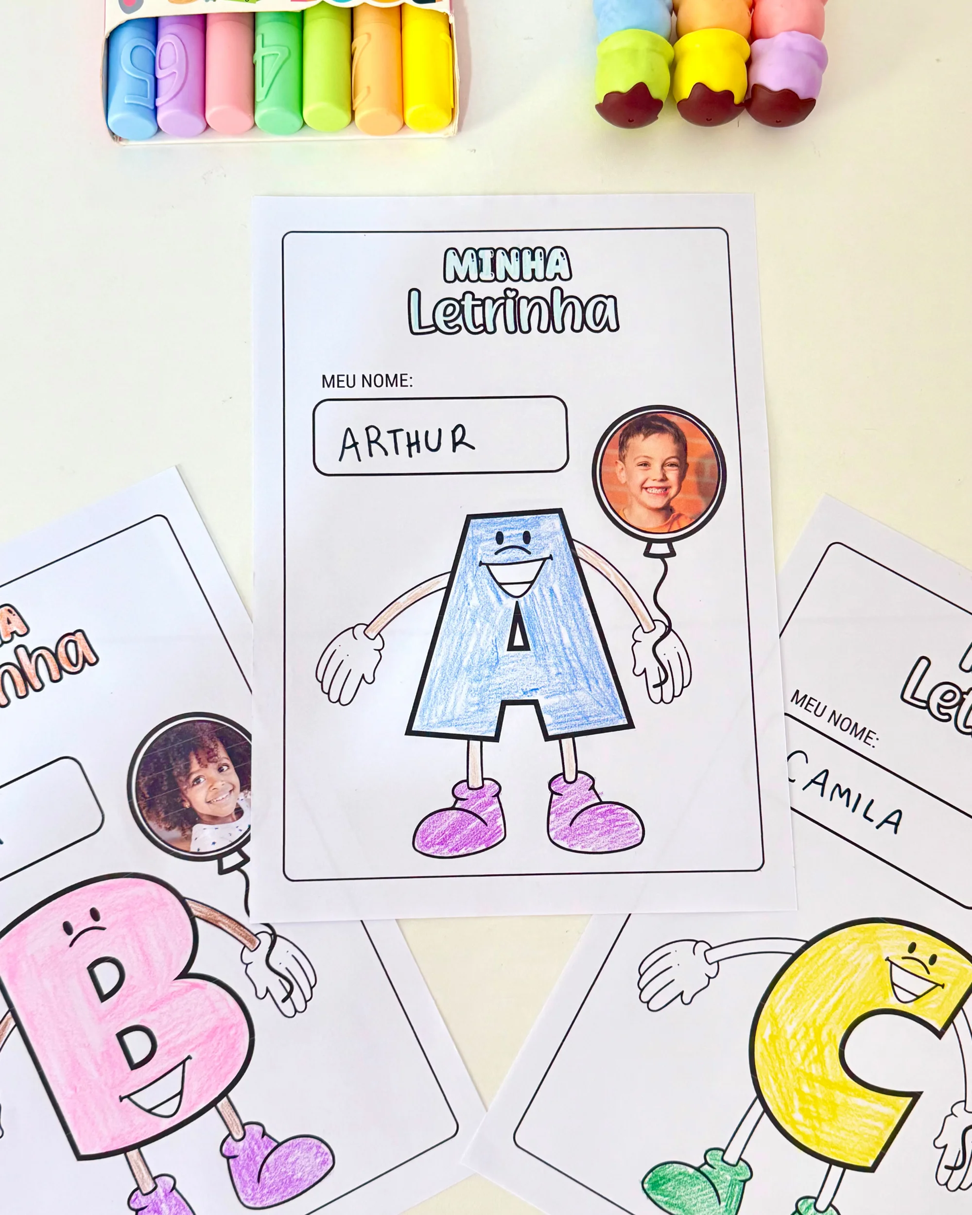 Atividade Minha Letrinha – Nome Próprio na Educação Infantil — capa do material