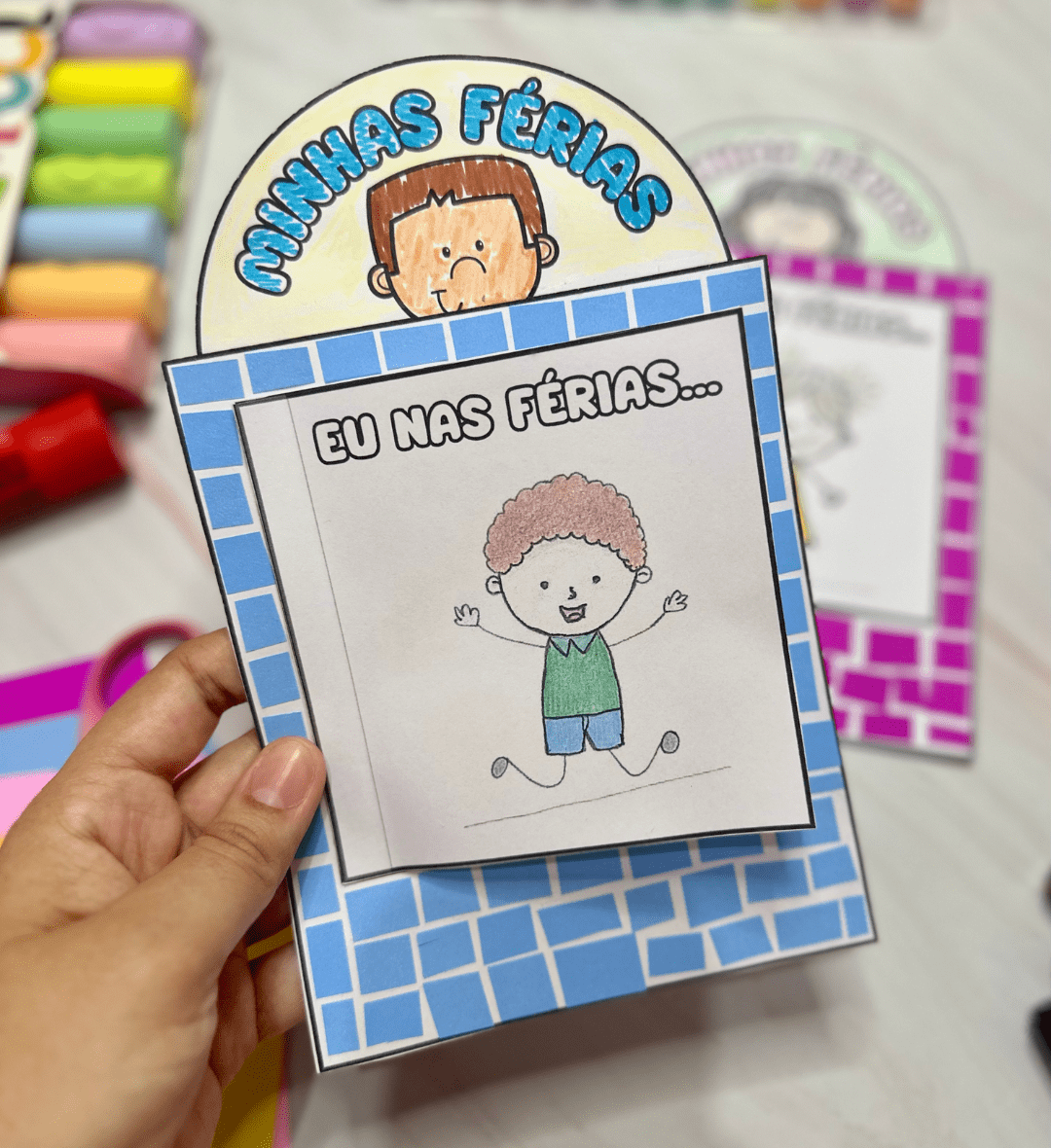 Atividade Minhas Férias: Livrinho para Registrar e Compartilhar — amostra 4: Para quem é indicado e o que pode desenvolver
