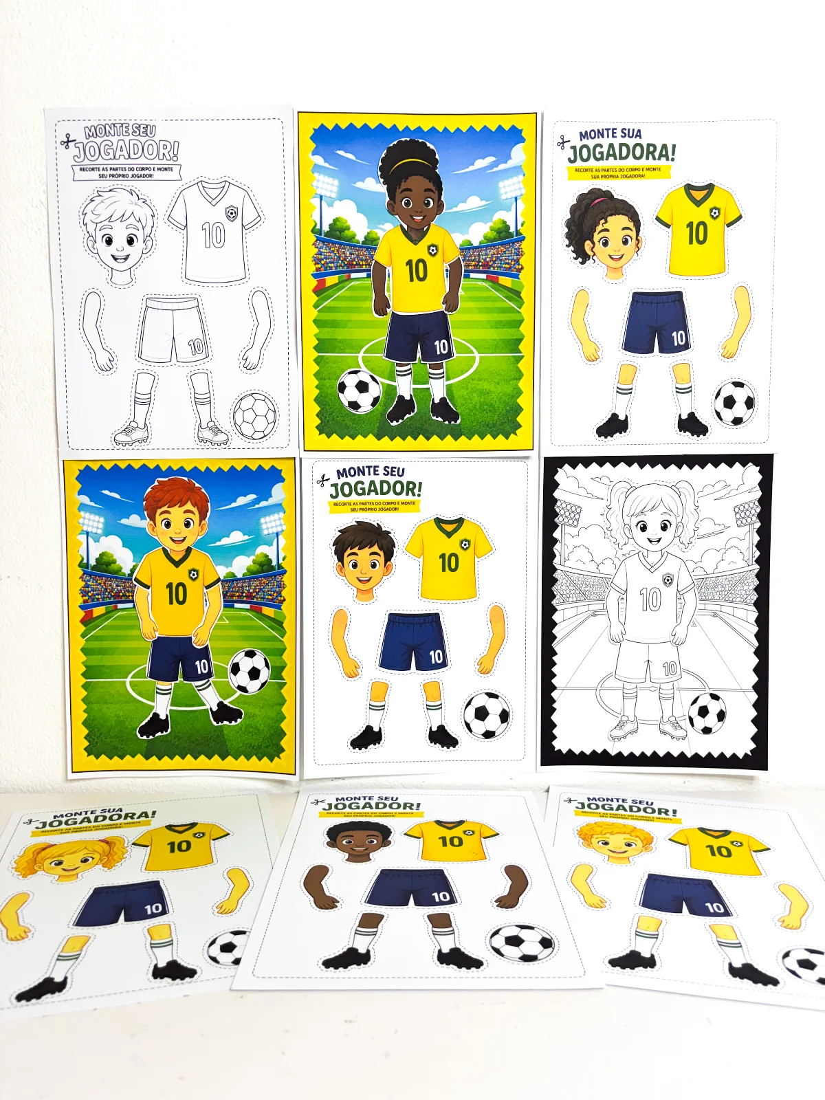 Atividade Monte seu Jogador – Material Pedagógico — amostra 3: A criatividade entrou em campo Atividade Monte seu Jogador – Material Pedagógico — amostra 3: A criatividade entrou em campo