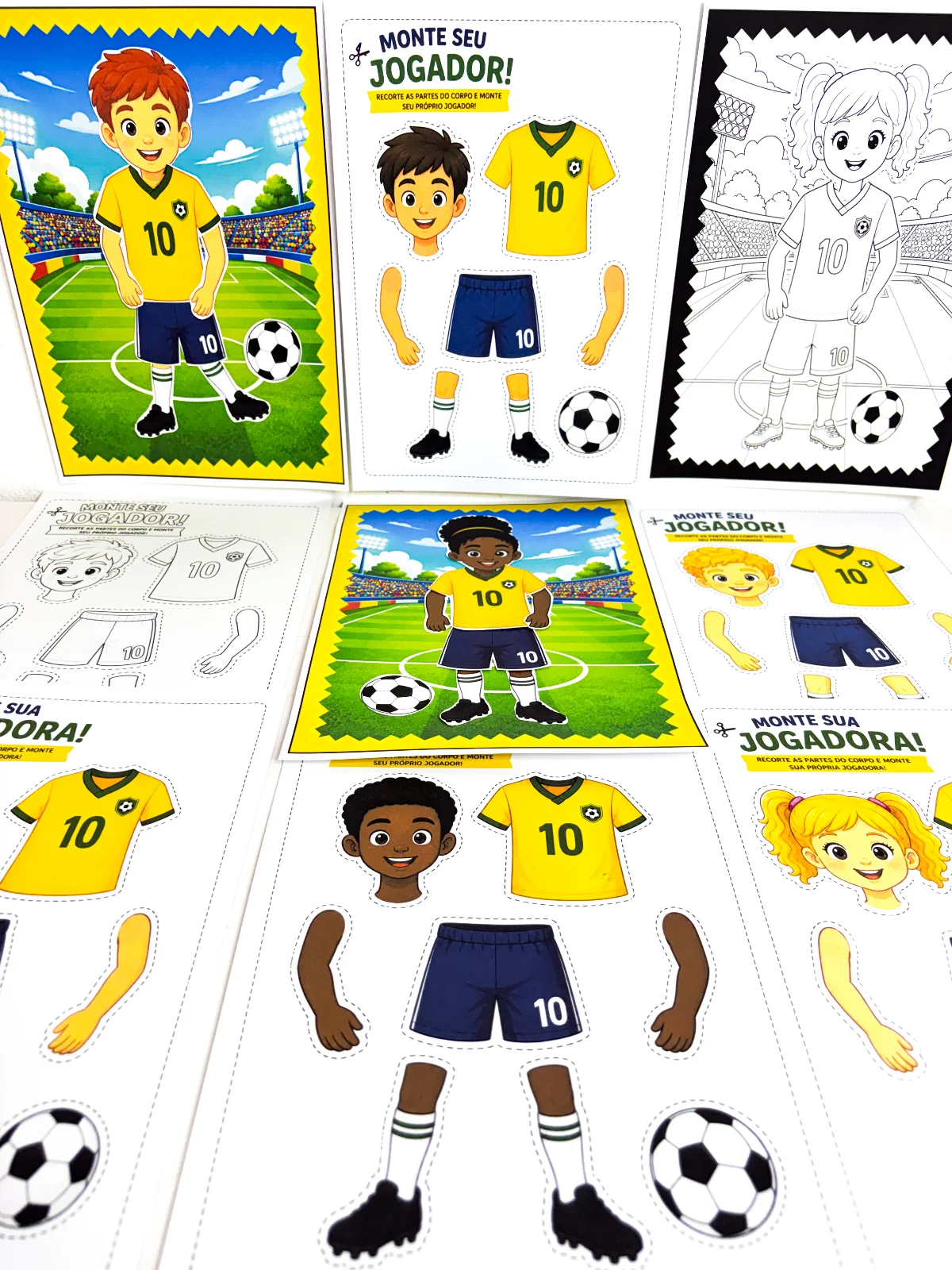 Atividade Monte seu Jogador – Material Pedagógico — capa do material