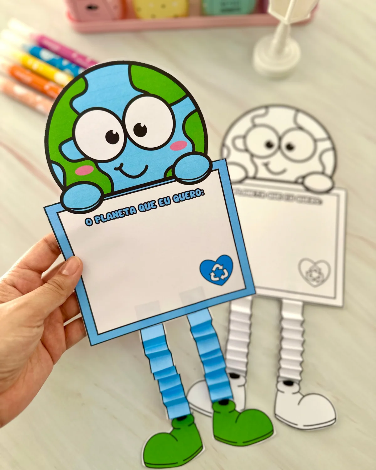 Atividade “O Planeta que eu quero” – PDF para Imprimir — capa do material