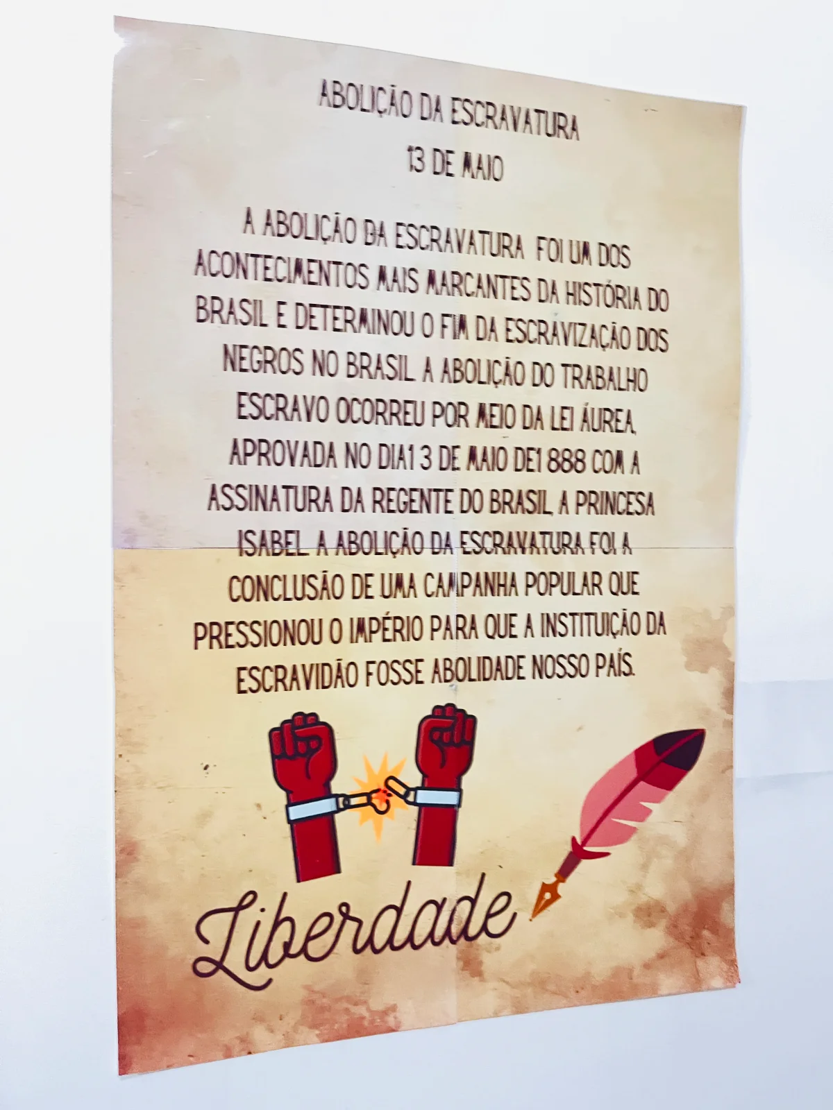 Atividade Pedagógica – Abolição da Escravatura — amostra 4: Ensine história de forma simples, clara e significativa com… Atividade Pedagógica – Abolição da Escravatura — amostra 4: Ensine história de forma simples, clara e significativa com…