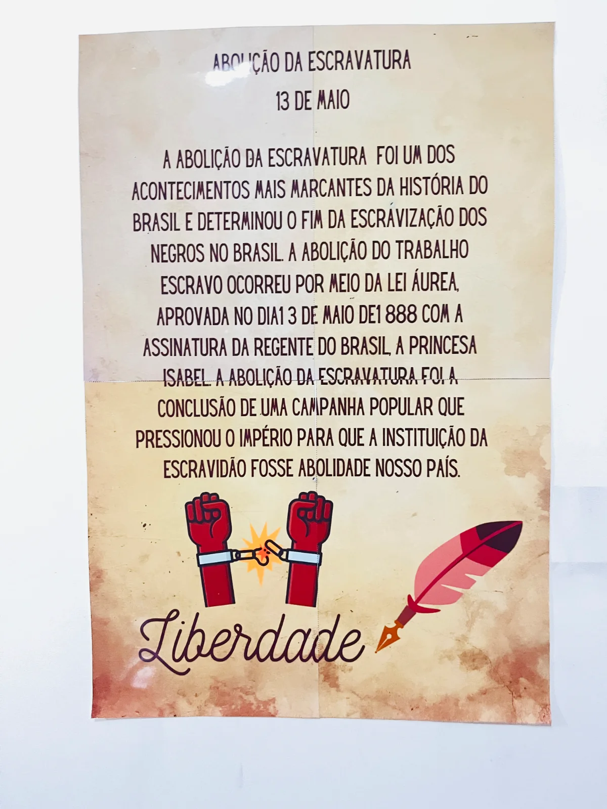 Atividade Pedagógica – Abolição da Escravatura — capa do material