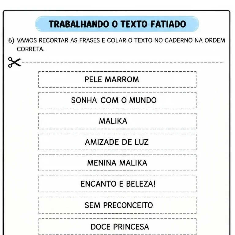 ATIVIDADE PEDAGÓGICA - CONSCIÊNCIA NEGRA - MALIKA — amostra 2: Recurso didático na temática da Consciência Negra