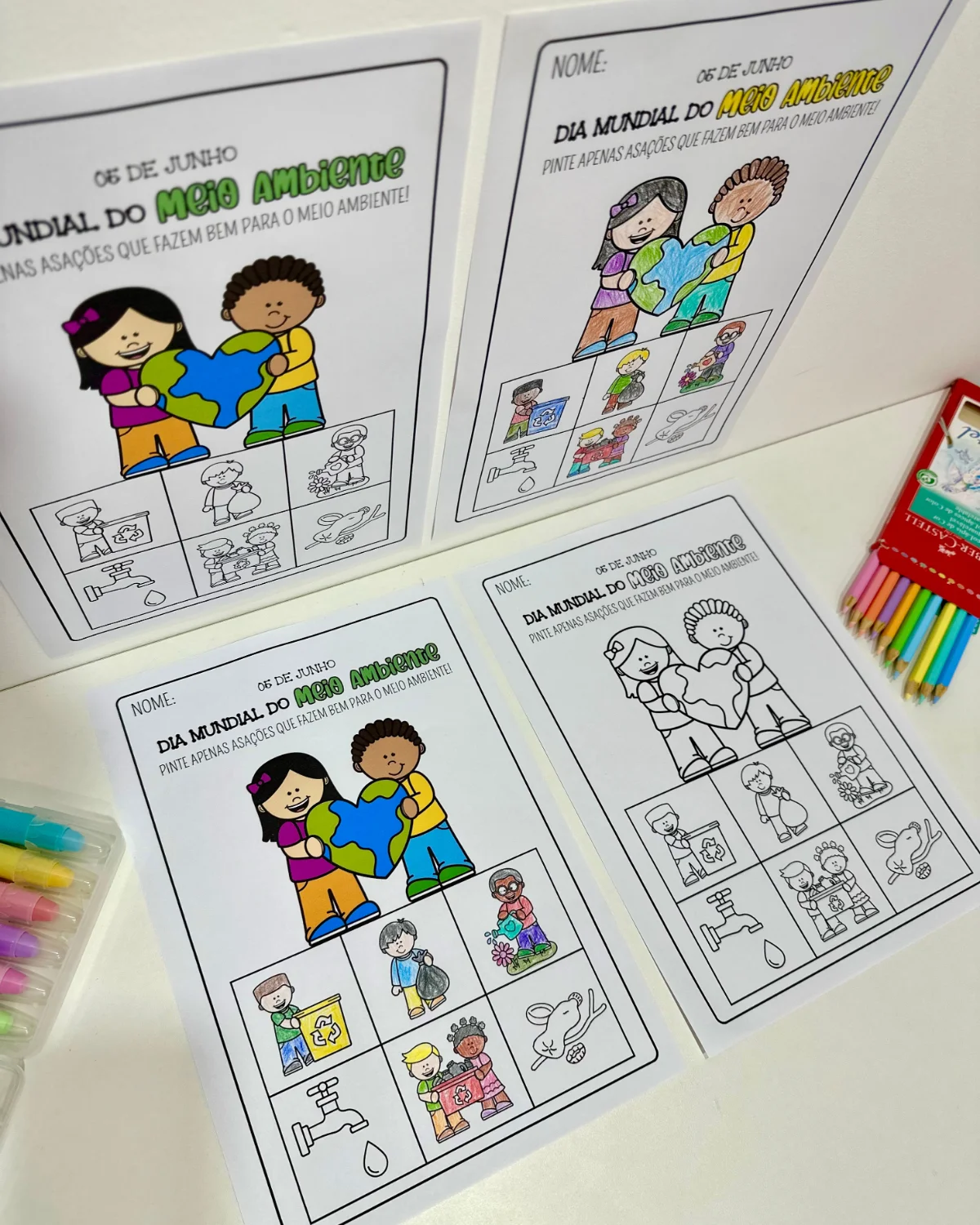 Atividade “Pinte Corretamente” | Educação Infantil — amostra 2: Sobre o Atividade “Pinte Corretamente”