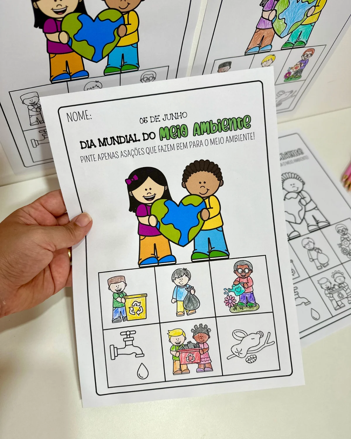 Atividade “Pinte Corretamente” | Educação Infantil — amostra 3: Para quem é indicado
