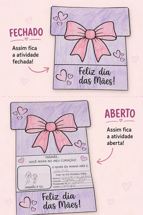 Atividade Presente para a mamãe — capa do material