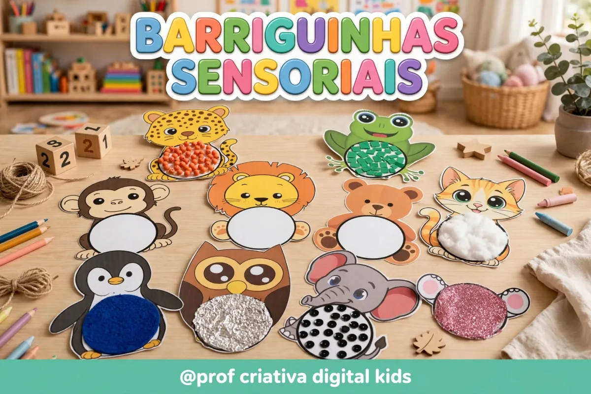 Atividade Sensorial - Barriguinhas Sensoriais — Atividades para Educação Infantil: As Barriguinhas Sensoriais são um…