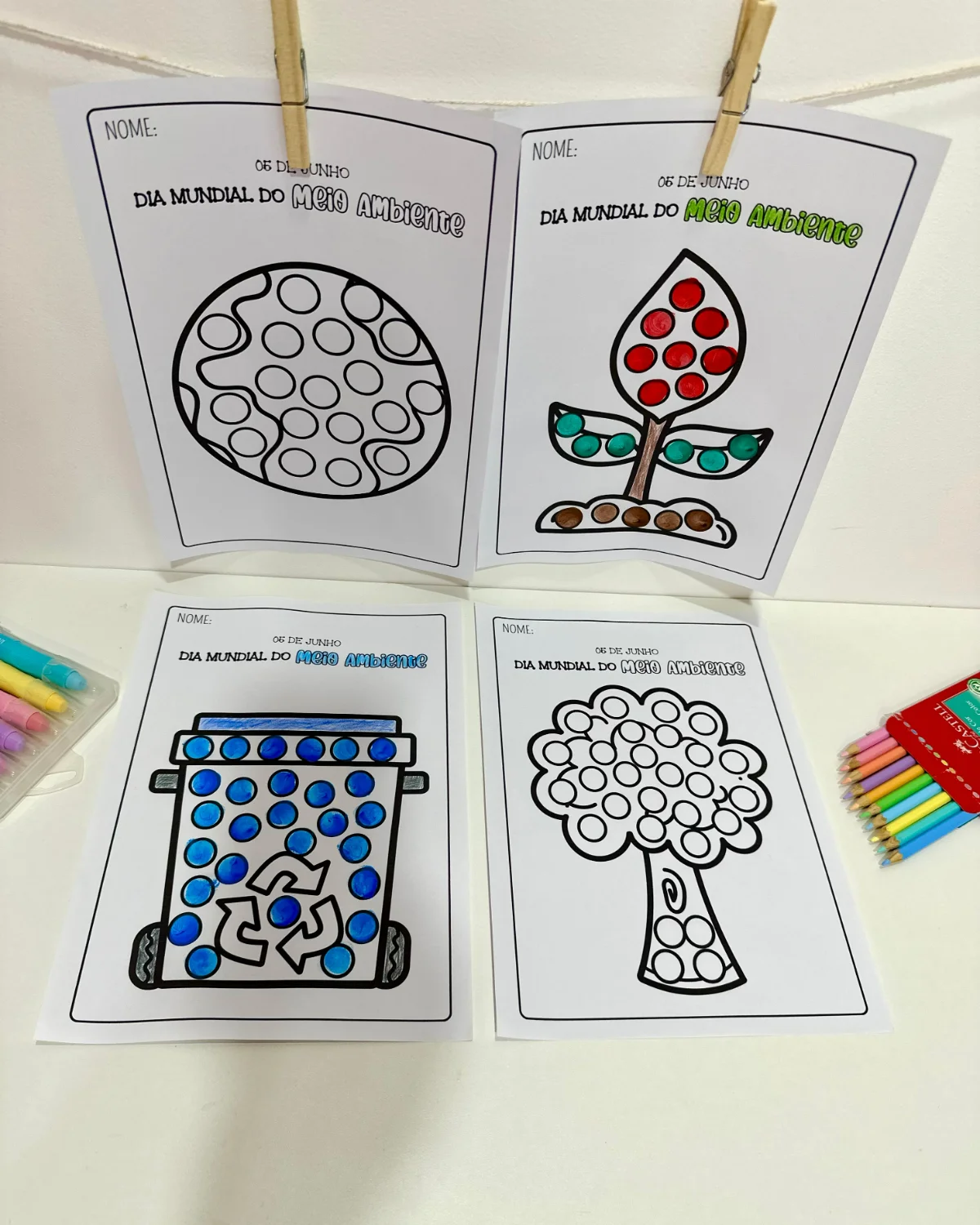 Atividade Sensorial - Meio ambiente – PDF para Imprimir — amostra 1: O que vem no material Atividade Sensorial - Meio ambiente – PDF para Imprimir — amostra 1: O que vem no material